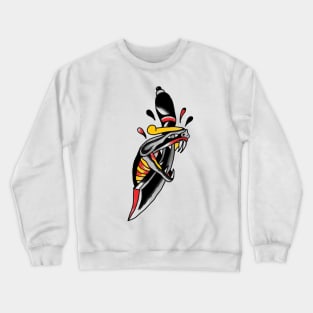 Snake Tattoo Crewneck Sweatshirt